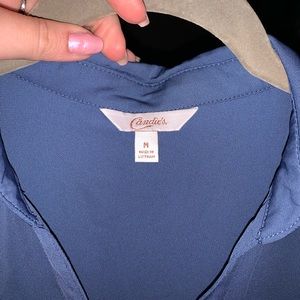 Candies button up top